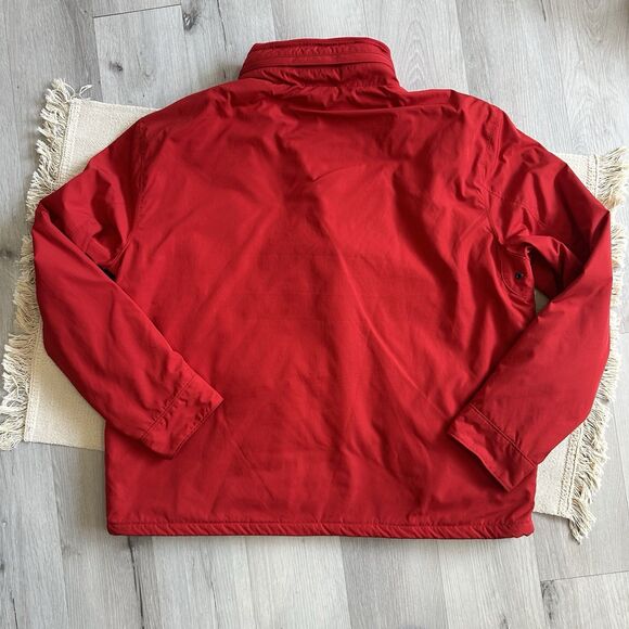 Vtg Polo Ralph Lauren Full Zip Jacket Men XXL Red  Fleece Lined ZippedHood READ - Picture 2 of 16